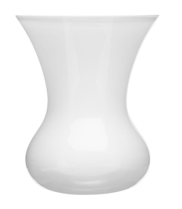 Vas Blomma vit  SEA Glasbruk