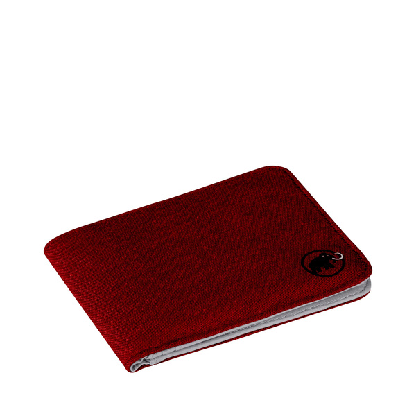 reseplånbok, MAMMUT FLAP WALLET MÉLANGE Dark Lava