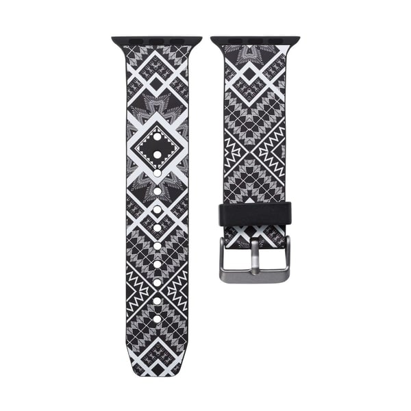 Silikon klokkerem til Apple Watch 4 44mm, 3/2/1 42mm - firkant