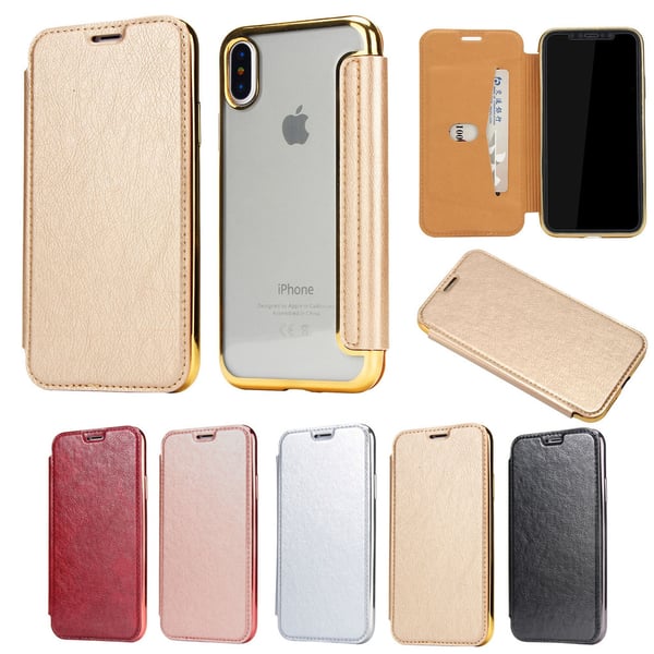iPhone X/XS Plånboksfodral TPU Ultraslim design