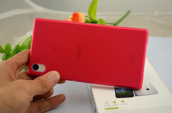 Sony Xperia Z1 L39h Skydd Skal Case Röd