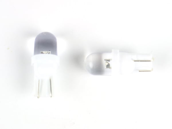 T10 w5w 8000k LED-polttimot yhdellä Flux-sirulla, 12 V DC, 10 kpl.