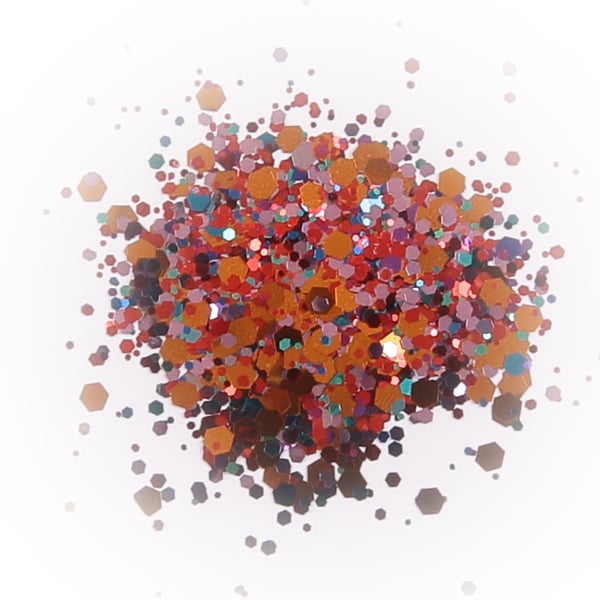 Negleglitter - Mix - Cirkus - 8ml - Glitter