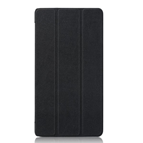 Tri - fold deksel til Lenovo Tab 7 Essential Wifi (IKKE LTE/4G) - svart