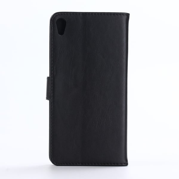 Sony Xperia XA Ultra Retro Lommebok - deksel - Svart