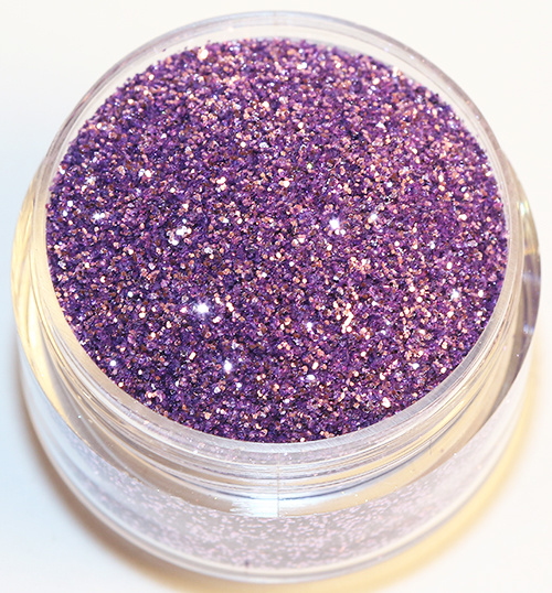 Negleglitter - Finkornet - Lys violet - 8ml - Glitter