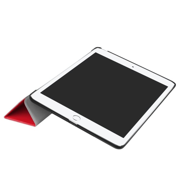 iPad 9.7" (2017 / 2018) Slim fit tri - fold fodral - Röd