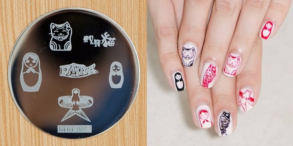 Nail Art Stempling, Stemplingsplate
