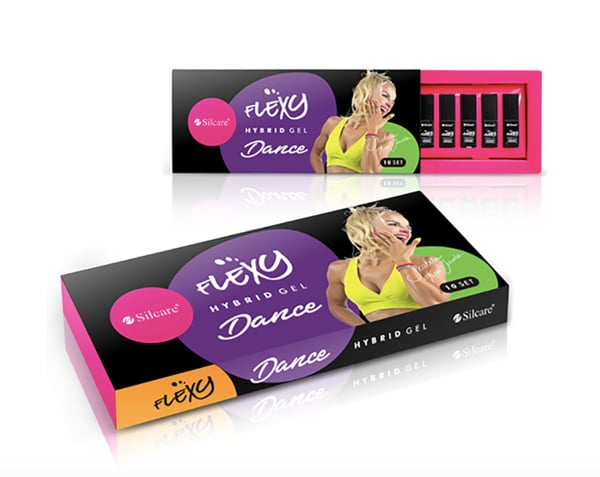 10-pack - Gellack - Flexy - Dance set UV-gel/LED