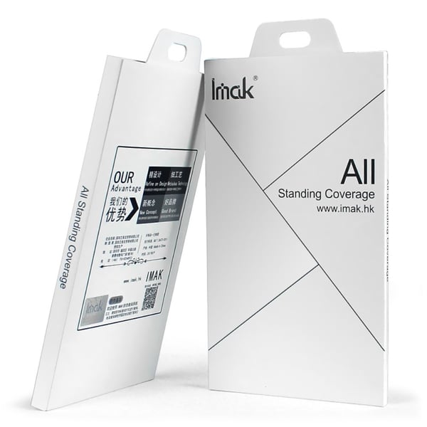 IMAK 2 kpl Täyspeittävä Näytönsuojakalvo iPhone X:lle