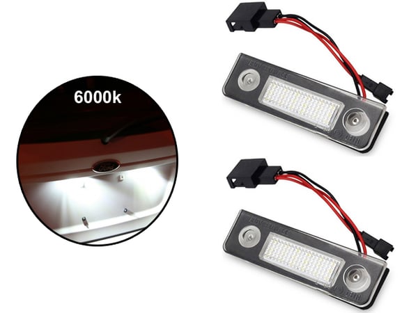 Skoda  Oktavia 2 1Z 2008 -  Roomster 5J  Led skyltbelysning