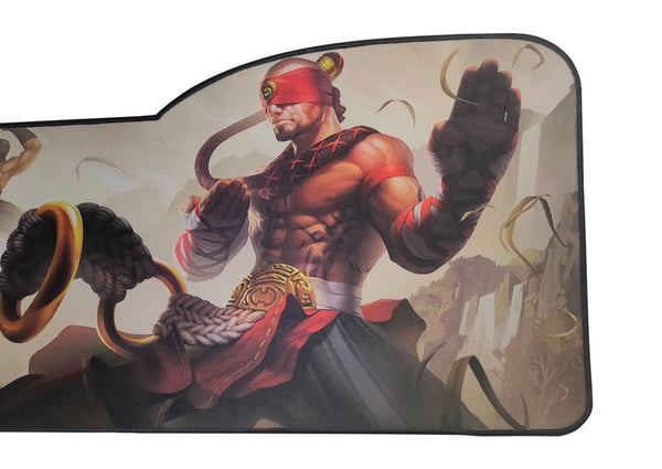 Lee Sin League of Legends XL E-sport keyboardmusemåtte, 73x33/28cm