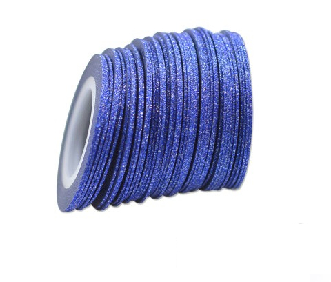Glitterstribetape, neglebånd