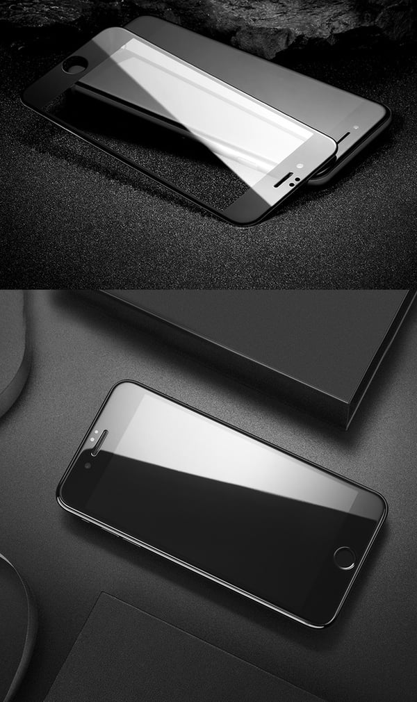 SKALO iPhone 7/8 FULL-FIT Hærdet Glas Skærmbeskyttelse