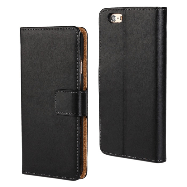 SKALO iPhone 6/6S Plus Plånboksfodral Äkta Skinn