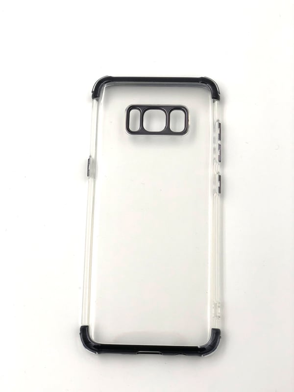 Extra tåligt design TPU | färgade kanter Samsung S8+