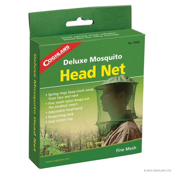 mygghatt, COCOGHLANS DELUXE HEAD NET CG9360 (1150 holes/in²)