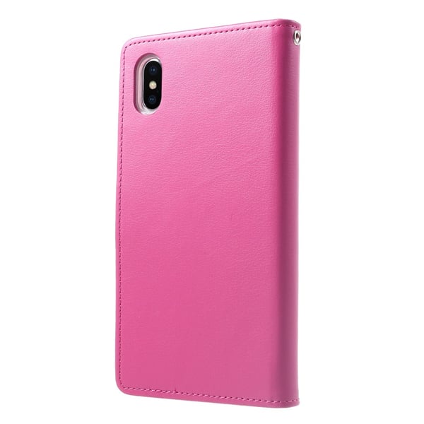 Mercury GOOSPERY Rich Diary til iPhone XS Max - Rosa