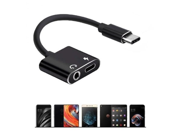 USB-C Adapter / Splitter USB-C & AUX port
