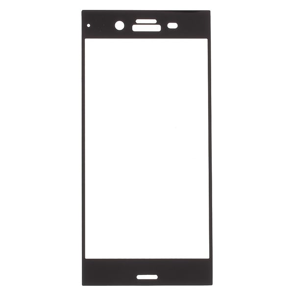 Sony Xperia XZ1 Herdet Glass Buet Heldeksel - Svart