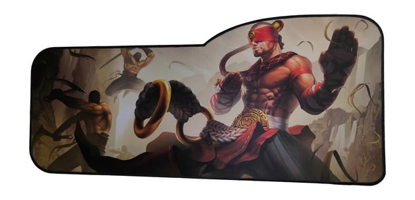 Lee Sin League of Legends XL E-sport keyboardmusemåtte, 73x33/28cm