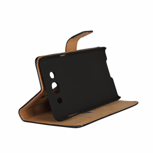Plånboksfodral Äkta Skinn Samsung J7 2016