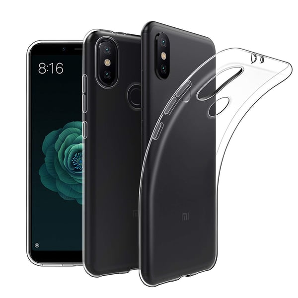 Transparent Silikon TPU-Skal till Xiaomi Mi A2