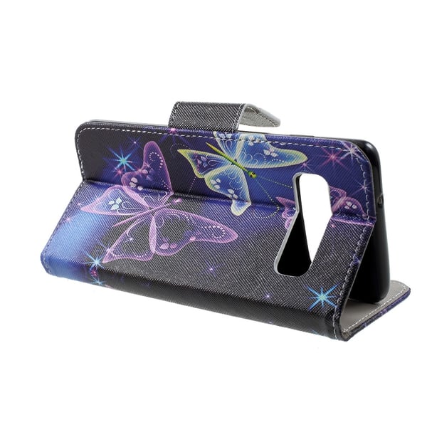 Samsung Galaxy S10+ Lommebok - deksel - Levende Sommerfugler