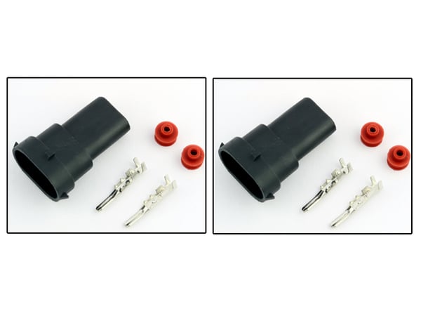 Xenon - Led - Halogen H8 H9 H11 kontakter honor 2-pack