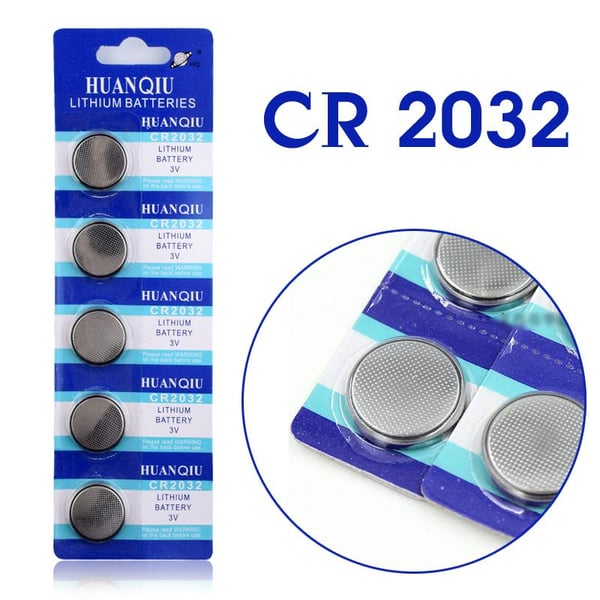 Alkalisk knappcellebatteri CR2032 Stor pakke