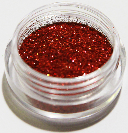 Kynsien glitter - Hienorakeinen - Punainen - 8ml - Glitteri