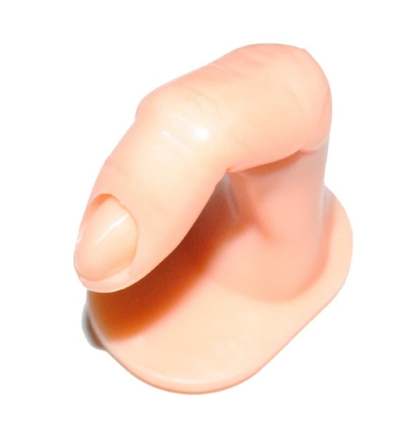 Øv finger - display