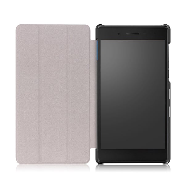 Tri - fold deksel til Lenovo Tab 7 Essential Wifi (IKKE LTE/4G) - svart