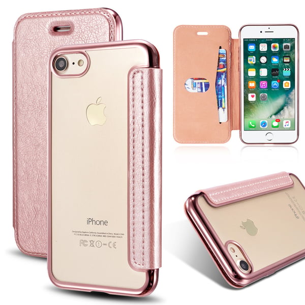 SKALO iPhone 7/8 Plånboksfodral TPU Ultraslim design