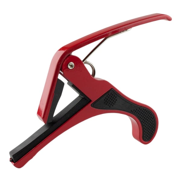 Gitar-Capo i Metall - Rød