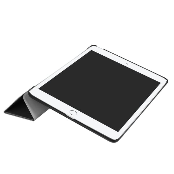 iPadille 9,7 tuuman (2017) kolminkertainen jalusta tablettikotelo - musta