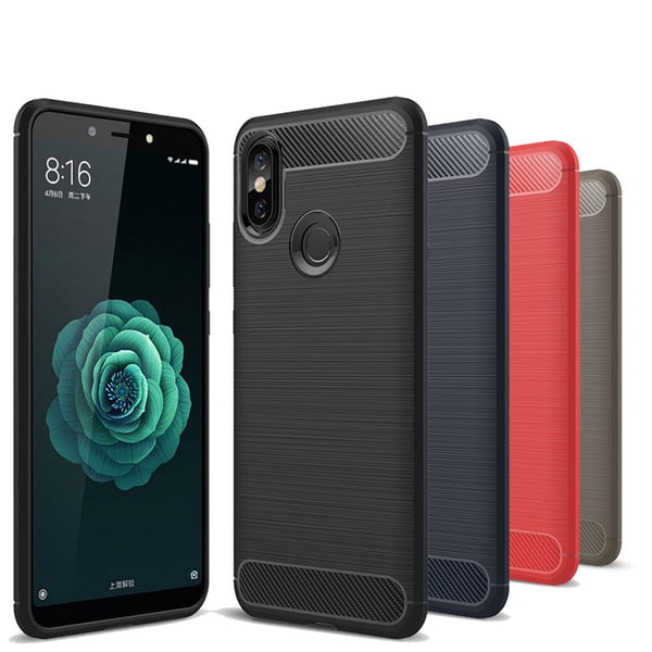 Stöttåligt Armor Carbon TPU-skal Xiaomi Mi A2