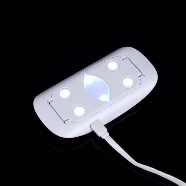 Mini UV LED-lampe til Negle, Hvid