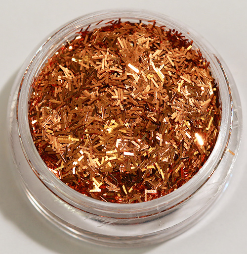 Negleglitter - Striper - Kobber - 8ml - Glitter