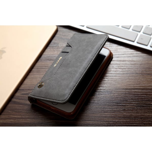 CMAI2 Litchi Lommebok - cover til iPhone 7/8/SE (2020) - Grå