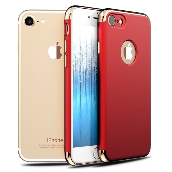 Design skal 3 i 1 guldkant till iPhone 7