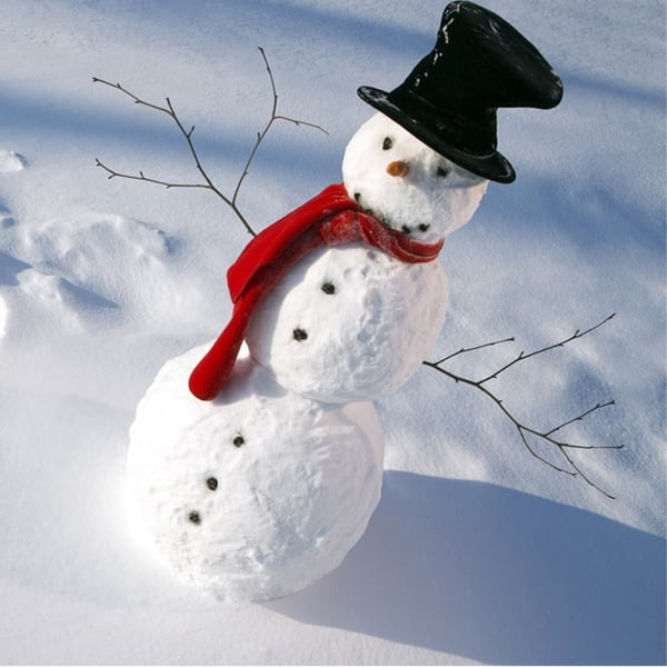 13 - i - 1 Snögubbe Snöman Dekoration