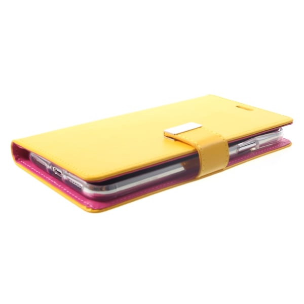 MERCURY GOOSPERY Rich Diary Lompakkokotelo iPhone XS Max - Keltainen