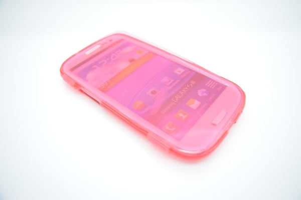 Samsung Galaxy S3 silikon deksel rødt