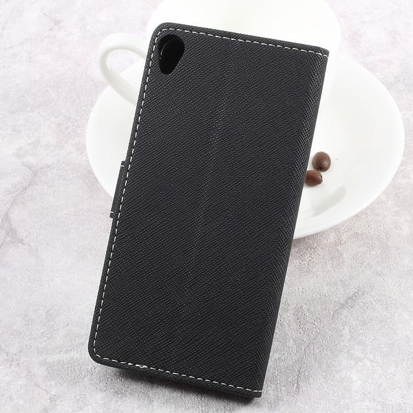 Cross Texture Wallet Case til Asus Zenfone Live ZB501KL