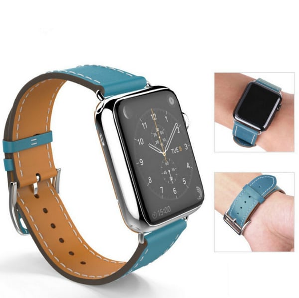 Äkta läder armband till Apple Watch 38mm