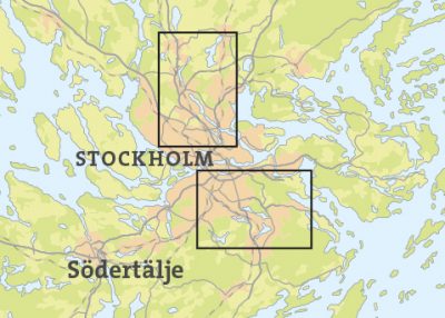 CALAZO SKRIDSKOKARTA STOCKHOLM 1:30.000