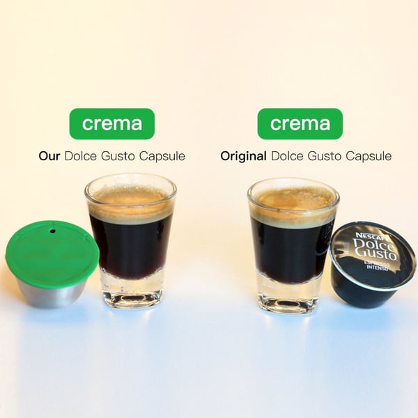 Genopfyldelig kaffekapsel si filter til Nescafe Dolce - 1 stk