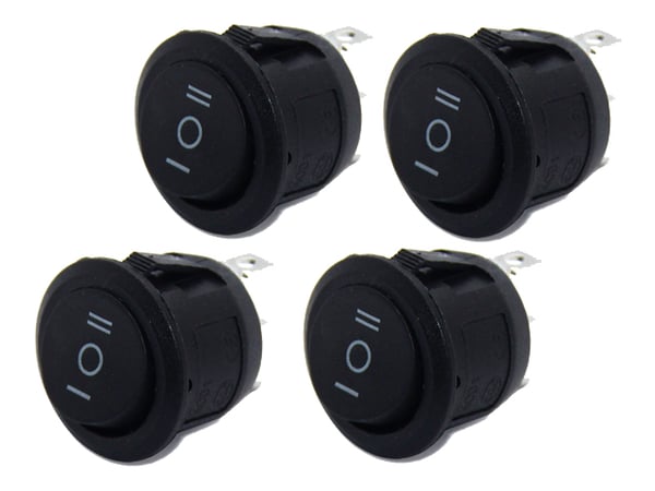 Strömbrytare 2 läges 4-pack av/på vaggströmställare avbrytare