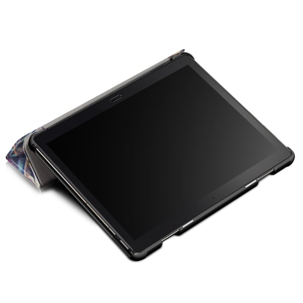 Trifoldet deksel til Lenovo Tab P10 - fargerike blader
